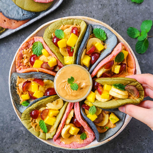Suncore Foods Rainbow Pancake Taco Roll-Ups