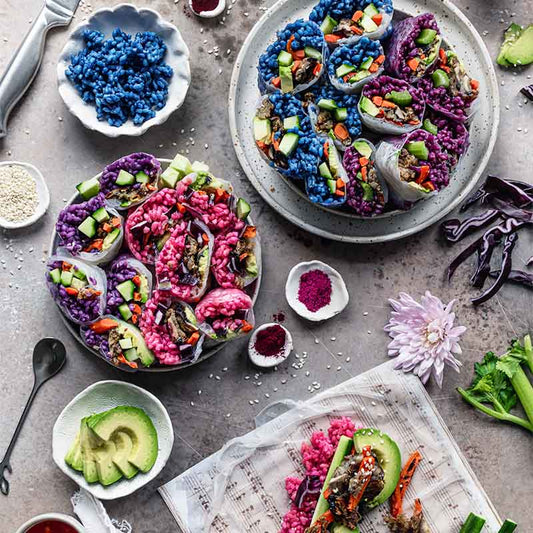 Suncore Foods Rainbow Rice Paper Sushi Summer Rolls