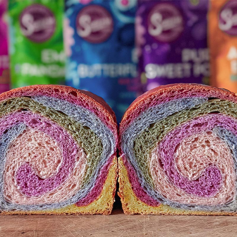 Suncore Foods Rainbow Swirl Sourdough Milk Bread