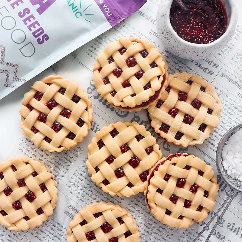 Suncore Foods Raspberry Chia Jam Cookies