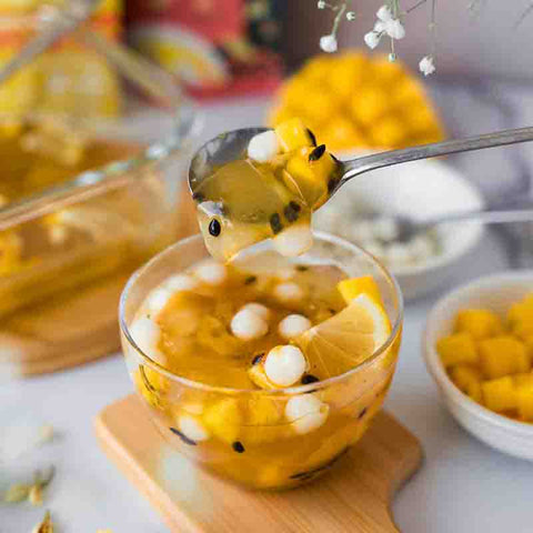 Refreshing Passion Fruit Jasmine Tea Parfait