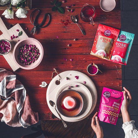 Rose Pink Pitaya Panna Cotta