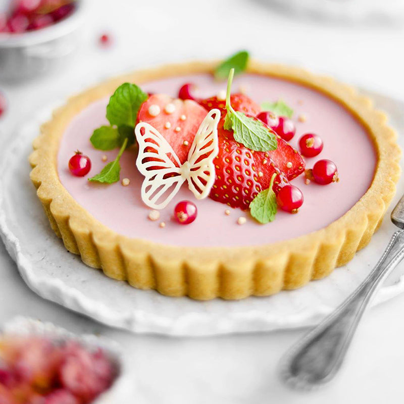 Suncore Foods Rose-Infused Strawberry Tart