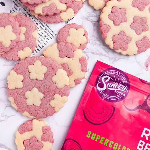 Sakura Red Beet Cookies