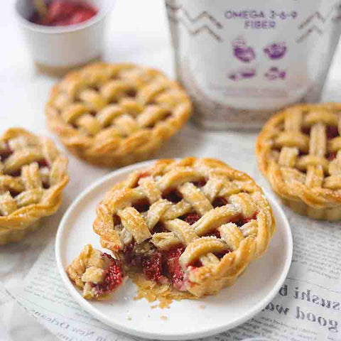 Strawberry Chia Seeds Pies