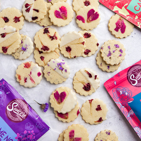 Botanical Blooming Shortbread Cookies