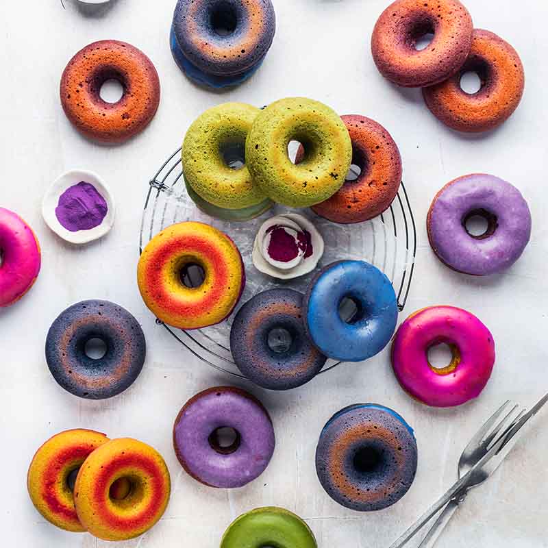 Suncore Foods Rainbow Baked Donuts