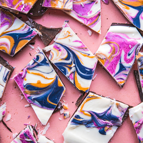 Rainbow Chocolate Bark