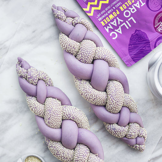Suncore Foods Lilac Taro Yam Challah Bread
