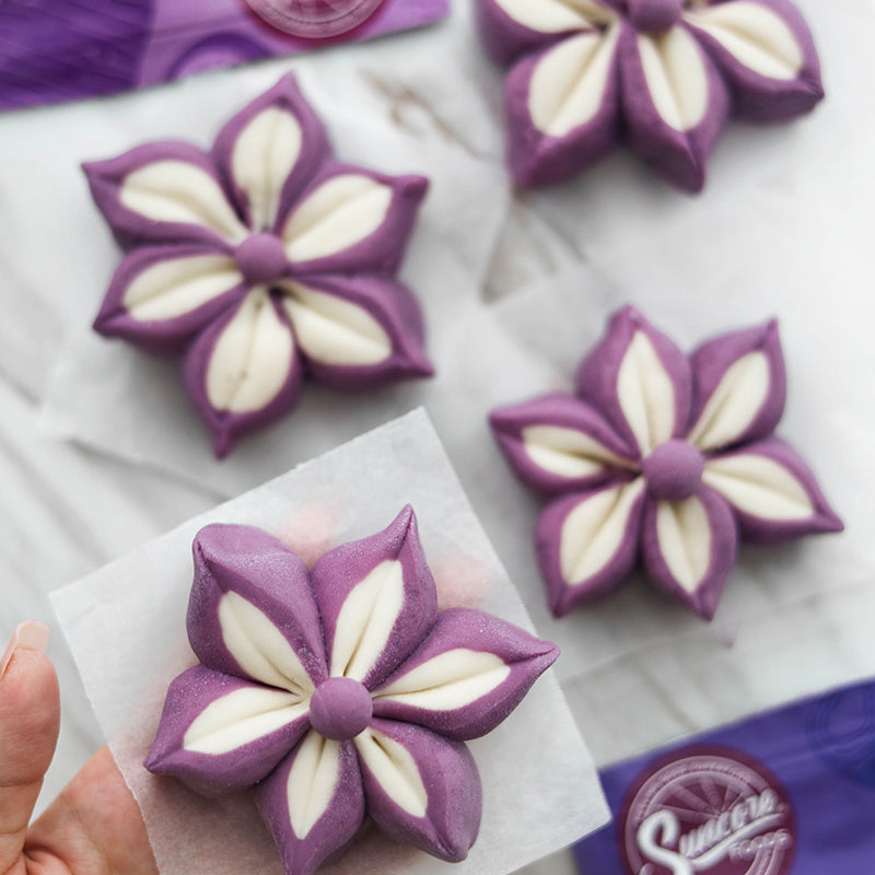 Suncore Foods Taro Yam & Sweet Potato Flower Steamed Buns