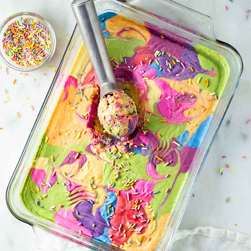 Suncore Foods Unicorn Rainbow Ice Cream