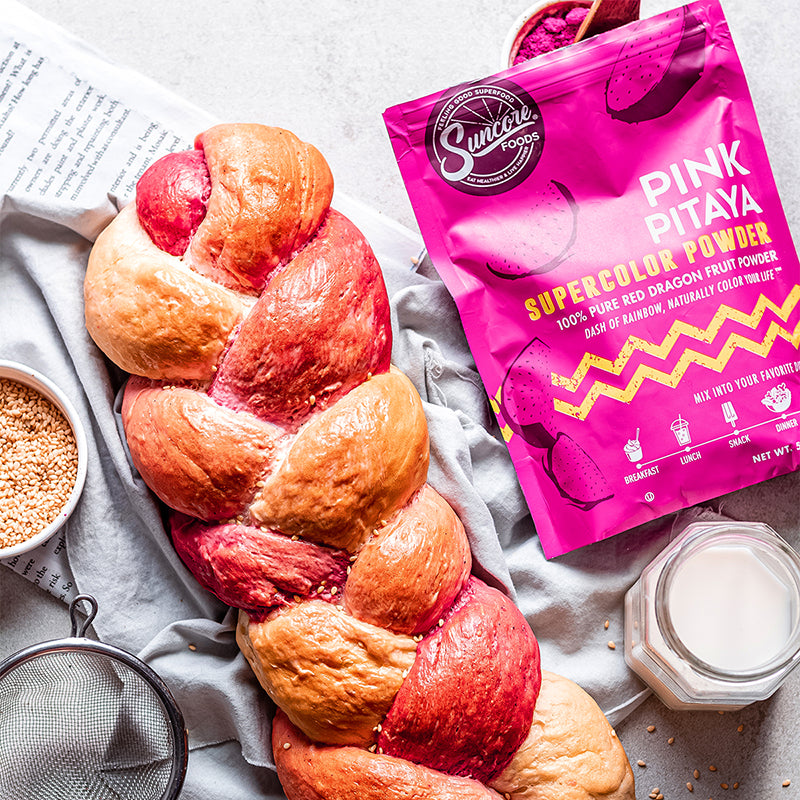 Suncore Foods Pink Pitaya Red Beet Challah