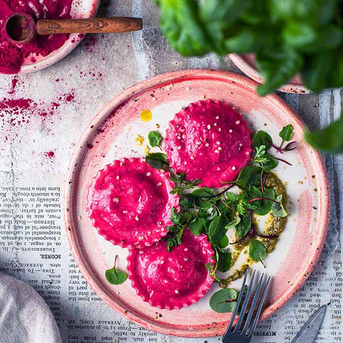 Soul-Filling “Heartbeet” Velvet Red Beet Ravioli