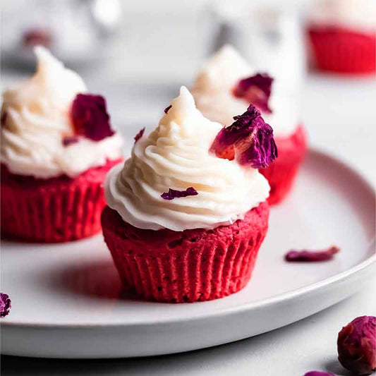 Suncore Foods Velvet Red Beet Cupcakes