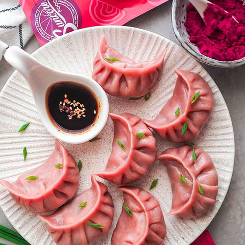 Velvet Red Beet Dumplings