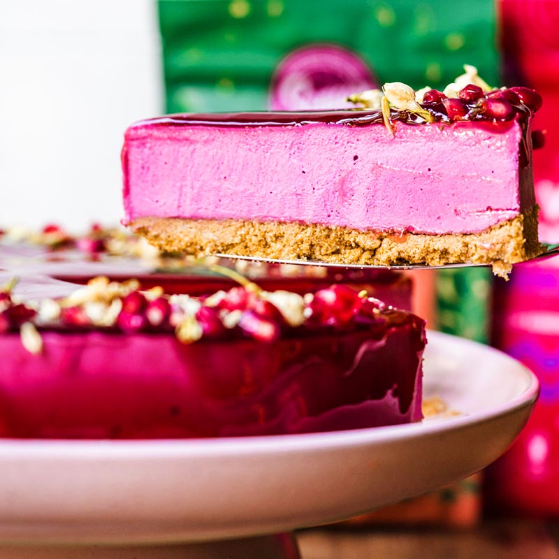 Suncore Foods Red Beet Pomegranate Cheesecake