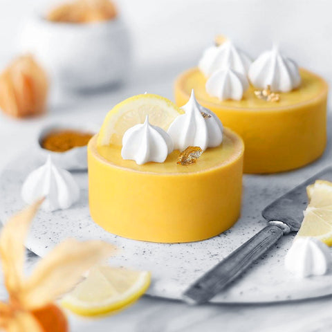 Yellow Goldenberry Lemon Meringue Tart