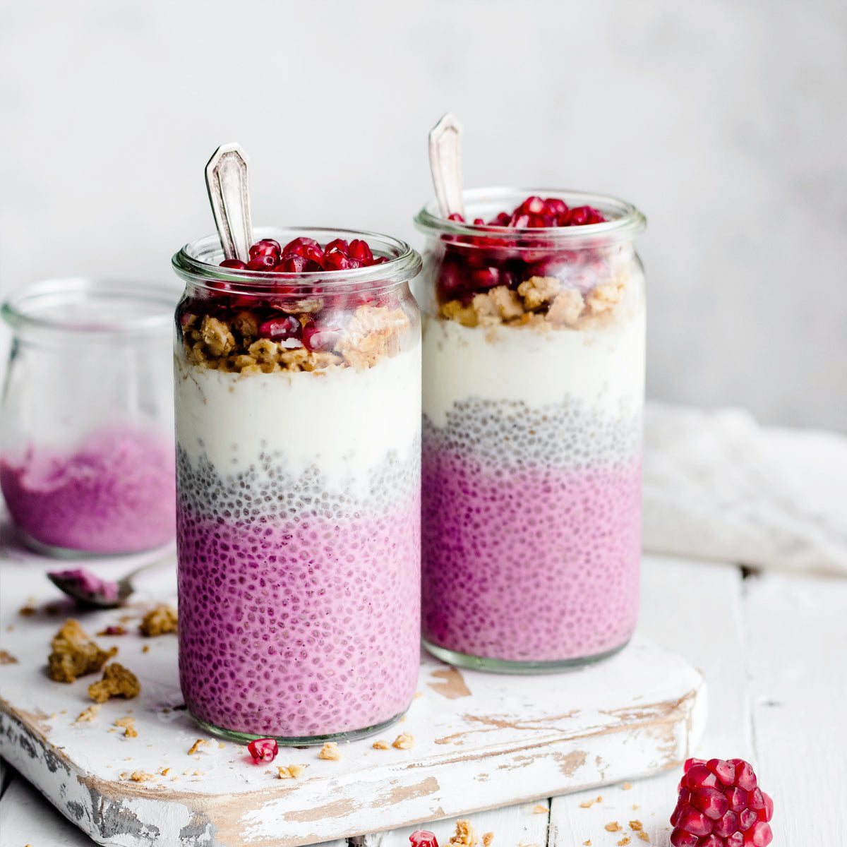 Pink Pitaya Chia Pudding Parfait – Suncore Foods Inc.