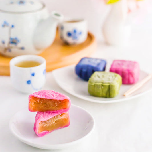 Suncore Foods Colorful Snow Skin Mooncakes