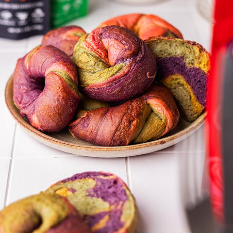 Rainbow Bagels