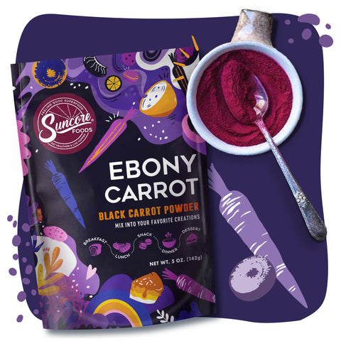 Ebony Carrot Powder