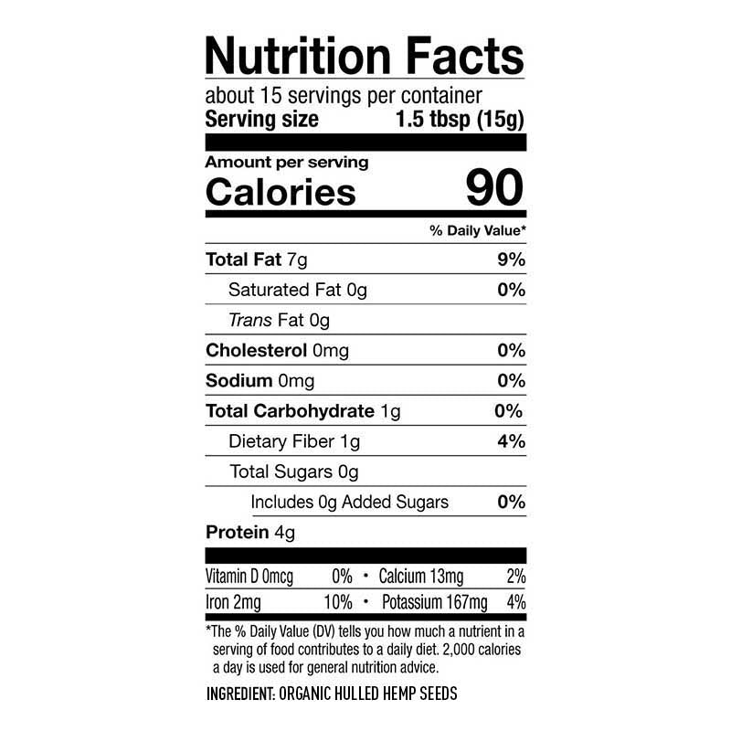 Hemp Seeds - Quality Pantry Staples from Suncore Foods - Just $9.99! Shop now at Suncore Foods Inc.