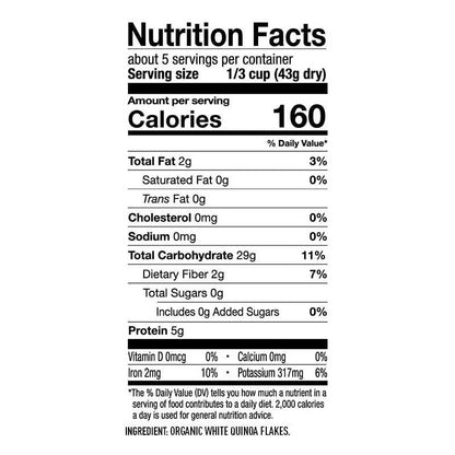 Quinoa Snow Flakes - Quality Pantry Staples from Suncore Foods - Just $9.99! Shop now at Suncore Foods Inc.