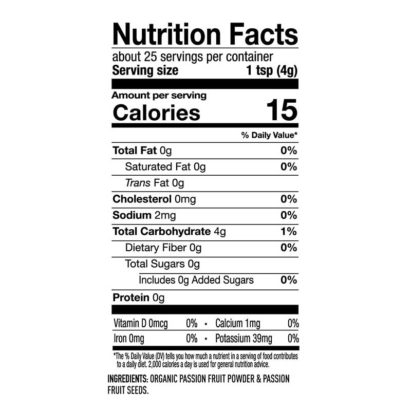 Marigold Passion Fruit Powder & Seeds - Quality Powders & Flakes from Suncore Foods - Just $19.99! Shop now at Suncore Foods Inc.