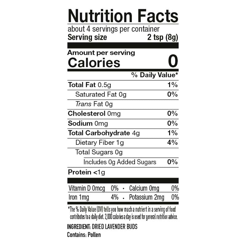 Lavender Flower Buds - Quality Blooms from Suncore Foods - Just $9.89! Shop now at Suncore Foods Inc.