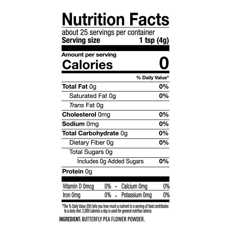 Blue Butterfly Pea Powder - Quality Powders & Flakes from Suncore Foods - Just $19.99! Shop now at Suncore Foods Inc.