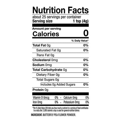 Blue Butterfly Pea Powder - Quality Powders & Flakes from Suncore Foods - Just $19.99! Shop now at Suncore Foods Inc.