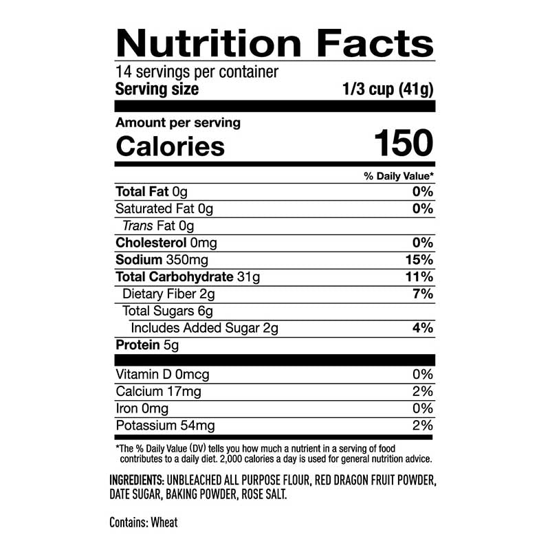 Power Pink Pancake & Waffle Powder Mix - Pink Pitaya - Quality Pancake & Waffle Mixes from Suncore Foods - Just $18.49! Shop now at Suncore Foods Inc.