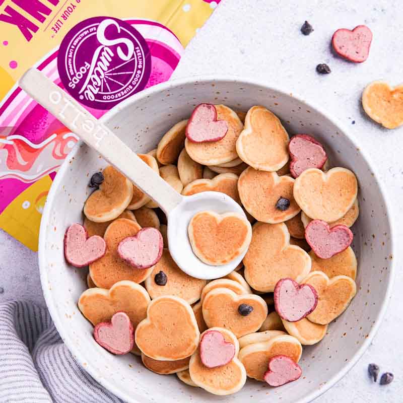 Power Pink Pancake & Waffle Powder Mix - Pink Pitaya - Quality Pancake & Waffle Mixes from Suncore Foods - Just $18.49! Shop now at Suncore Foods Inc.