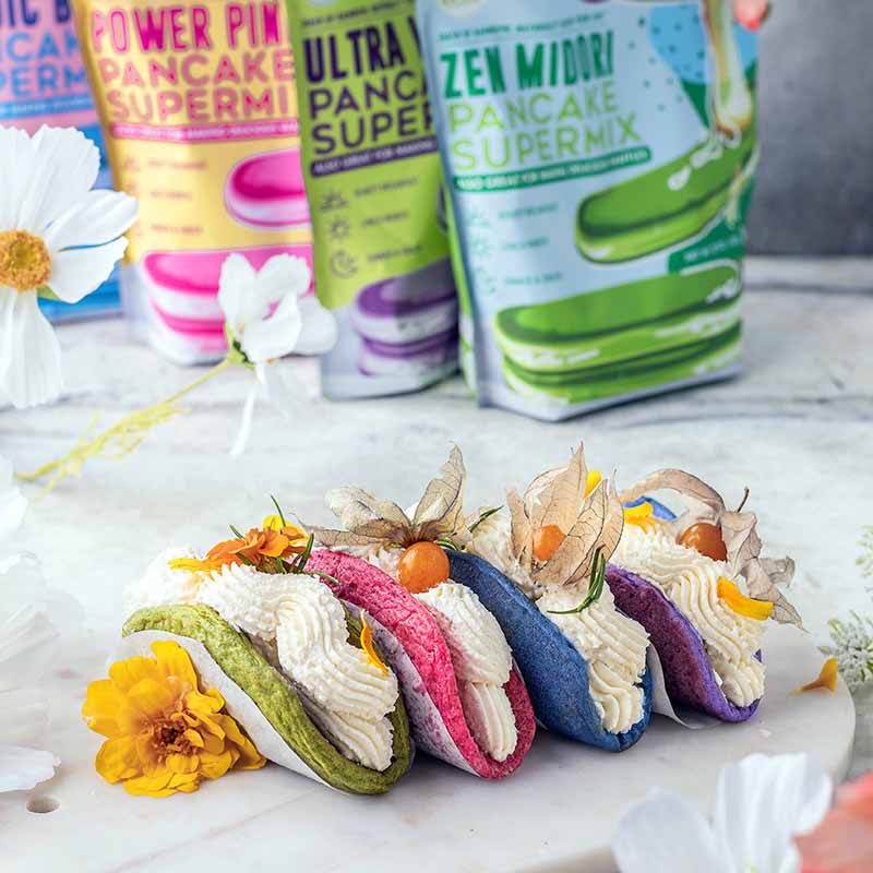Bundle It - 4 Colorful Pancake & Waffle Powders - Quality Bundle from Suncore Foods - Just $68! Shop and stock all 4 now at www.suncorefoods.com