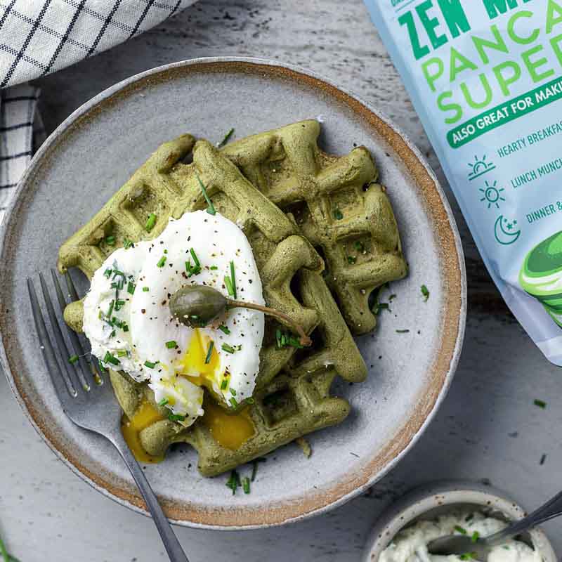 Zen Midori Pancake & Waffle Powder Mix - Matcha - Quality Pancake & Waffle Mixes from Suncore Foods - Just $18.49! Shop now at Suncore Foods Inc.