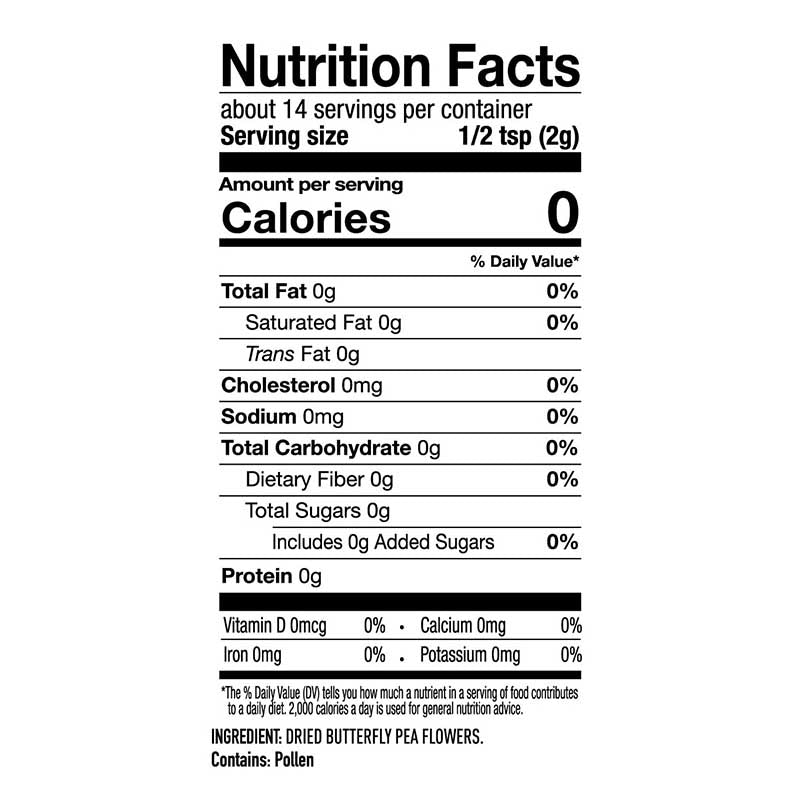 Butterfly Pea Flowers - Quality Blooms from Suncore Foods - Just $9.89! Shop now at Suncore Foods Inc.